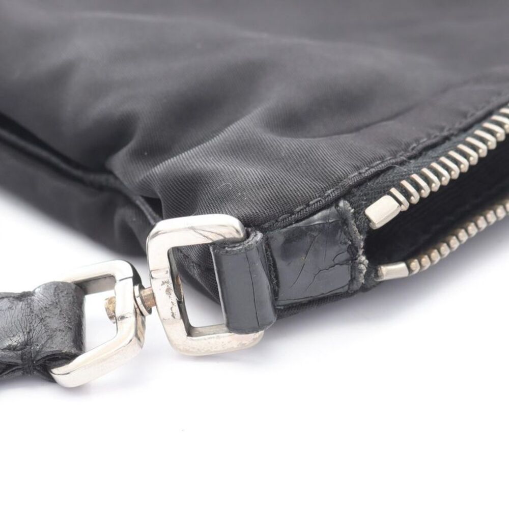 Prada Nylon Leather Shoulder Bag - Picture 2 of 10